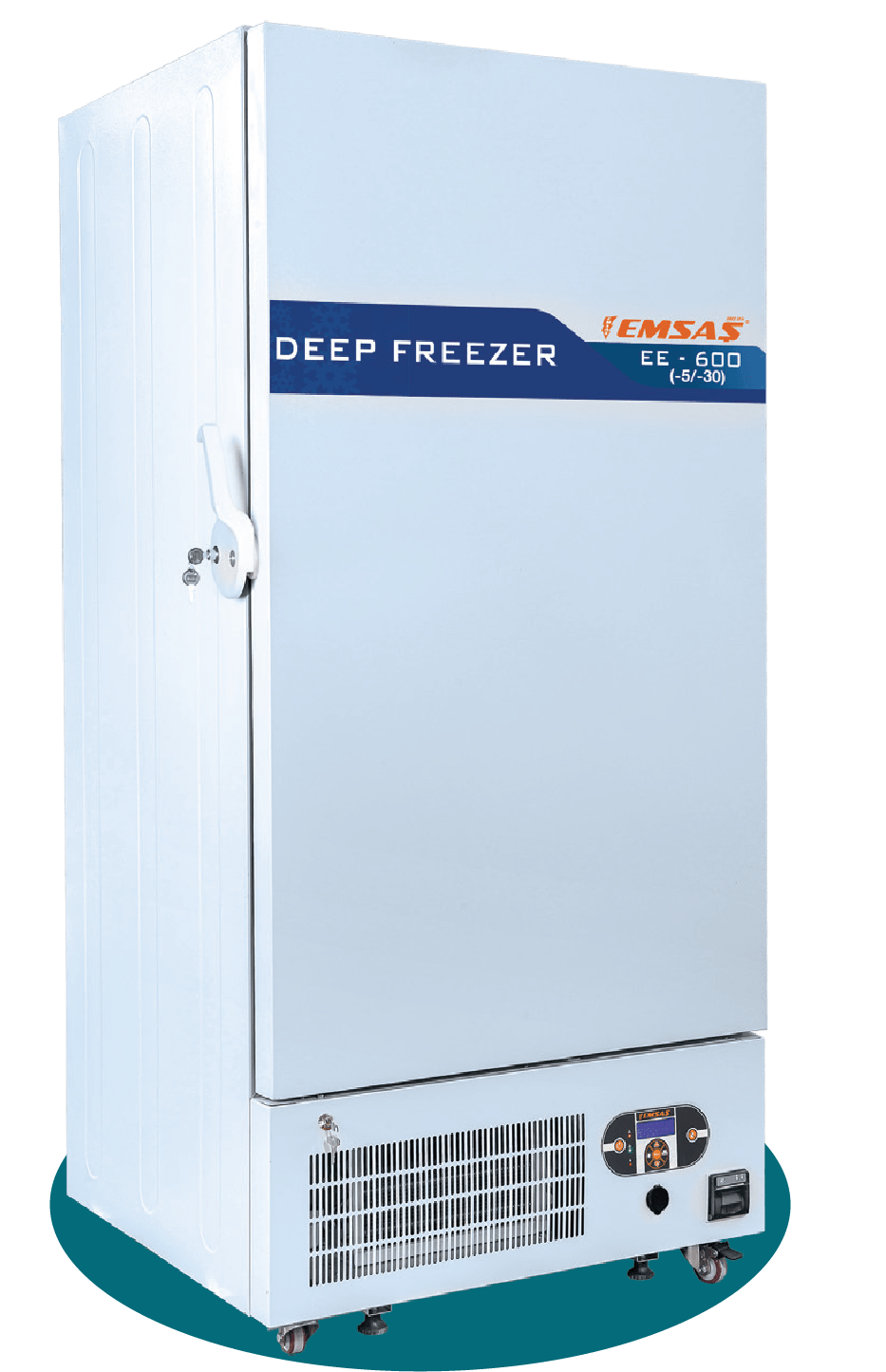 EE 600 Laboratuvar dondurucu ve plazma dondurucu, -5°C ile -30°C arasındaki sıcaklık aralığında biyolojik örneklerin güvenli bir şekilde saklanmasını sağlar. Bu cihaz, plazma ve diğer biyolojik örneklerin uzun süreli depolama için mükemmel bir çözümdür. Laboratuvar ve plazma saklama cihazı olarak, yüksek performansı ile güvenilir ve verimli bir kullanım sunar.(lab freezer, plazma dondurucu)